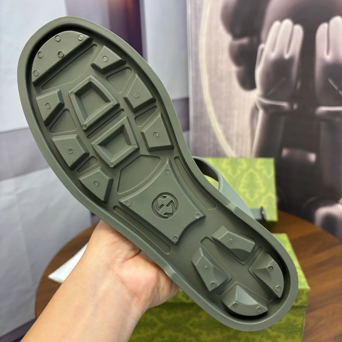 Men's shoes 260💰 [Gucci] Counter quality, top-quality original goods, real photos! Original TPU material, fine workmanship, comfortable; genuine 1:1 replica Size: 38 ~ 46